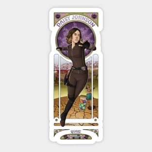 Art Nouveau - Daisy Johnson Sticker